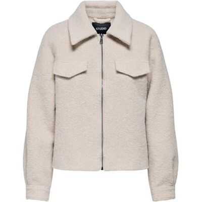 15339371-4658633 Only Onlmalo Boucle kurtka damska OTW Noos, Pumice Stone, S, Kamie? Pumeksowy, S 15339371-4658633 Only Onlmalo Boucle kurtka damska OTW Noos, Pumice Stone, S, Kamie? Pumeksowy, S
