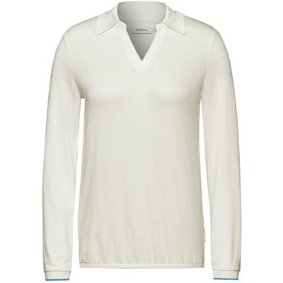 B322622 Cecil Damska koszulka z kołnierzem koszuli, Vanilla White, M B322622 Cecil Damska koszulka z kołnierzem koszuli, Vanilla White, M