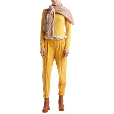 4HA2556K4 United Colors of Benetton Spodnie, Żółty ochra 0d6, L 4HA2556K4 United Colors of Benetton Spodnie, Żółty ochra 0d6, L