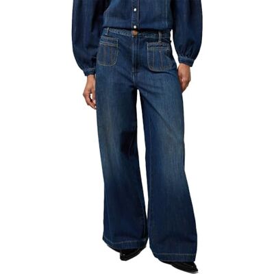 W23U Wrangler Damskie dżinsy High Rise Trouser, luźny krój, luźne nogawki, homestead haze, 30W / 32L W23U Wrangler Damskie dżinsy High Rise Trouser, luźny krój, luźne nogawki, homestead haze, 30W / 32L