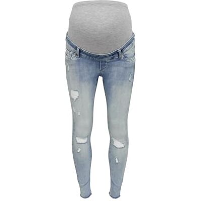 15257016-3890190 Jack & Jones damskie spodnie jeansowe Olmblush Mid Sk Raw Ankle DNM, Jasnoniebieski denim, (XS) W / 32L 15257016-3890190 Jack & Jones damskie spodnie jeansowe Olmblush Mid Sk Raw Ankle DNM, Jasnoniebieski denim, (XS) W / 32L