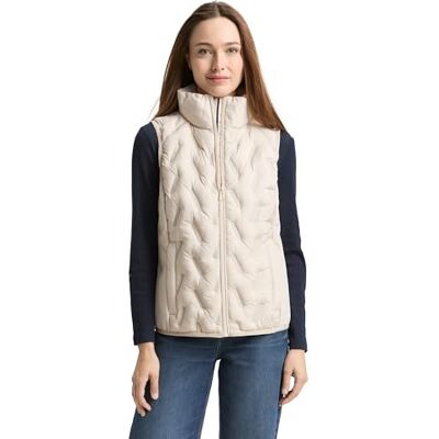1049104 TOM TAILOR Kamizelka damska, 29517 – Sand Stone Beige, L 1049104 TOM TAILOR Kamizelka damska, 29517 – Sand Stone Beige, L