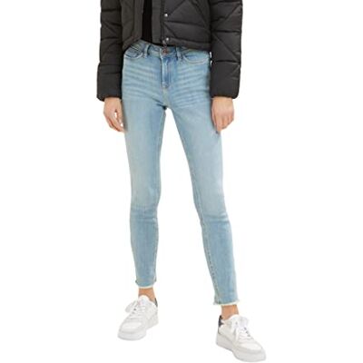 1033615 TOM TAILOR Denim Damski Jeansy 202212 Jona Extra Skinny, 10118 Used Light Stone Blue Denim, 25 1033615 TOM TAILOR Denim Damski Jeansy 202212 Jona Extra Skinny, 10118 Used Light Stone Blue Denim, 25