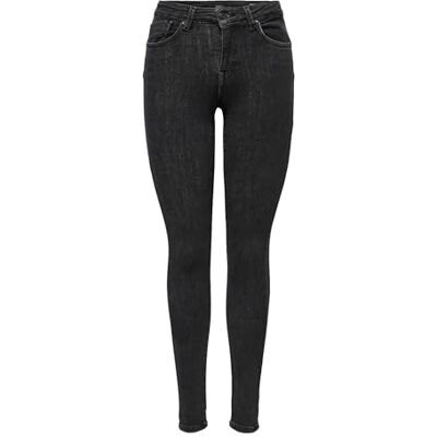 15169896 ONLY Onlpower Mid Push Up SK JEA REA3722 NOOS dżinsy skinny, Szary (Medium Grey Denim Medium Grey Denim), (XL) W / 32L 15169896 ONLY Onlpower Mid Push Up SK JEA REA3722 NOOS dżinsy skinny, Szary (Medium Grey Denim Medium Grey Denim), (XL) W / 32L