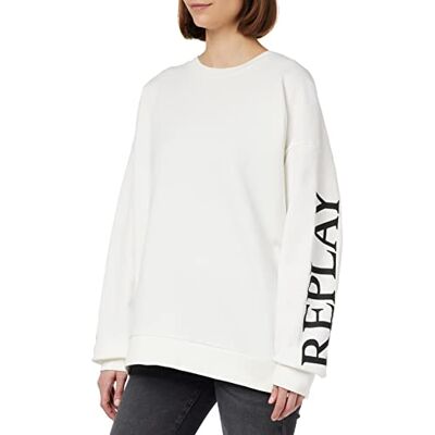 W3638G.000.23358P Replay Bluza damska W3638G, 707, kremowa, S, 707 krem, S W3638G.000.23358P Replay Bluza damska W3638G, 707, kremowa, S, 707 krem, S