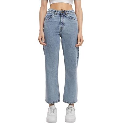 TB6815 Urban Classics Spodnie damskie Cropped Straight Leg Denim Pants Tinted lightblue Washed 26, Tinted Lightblue Washed, 26 TB6815 Urban Classics Spodnie damskie Cropped Straight Leg Denim Pants Tinted lightblue Washed 26, Tinted Lightblue Washed, 26