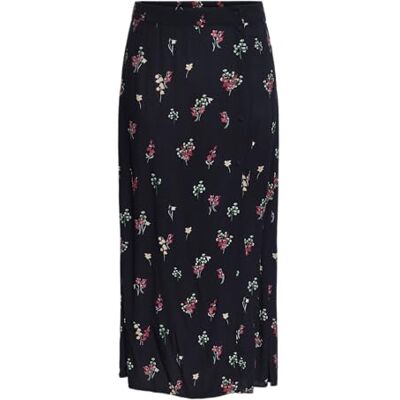 17152762 PIECES Pcninera Hw Long Skirt Bc, Czarny/Aop: Flower Field, M 17152762 PIECES Pcninera Hw Long Skirt Bc, Czarny/Aop: Flower Field, M