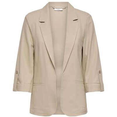 15363727-4910236 ONLY Onlgoa 3/4 Unline Linen BL Blazer CC TLR, Beżowy, 38 Kobiety, beżowy, 36 15363727-4910236 ONLY Onlgoa 3/4 Unline Linen BL Blazer CC TLR, Beżowy, 38 Kobiety, beżowy, 36