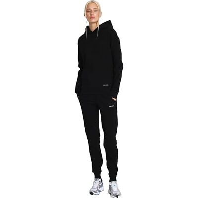 W-HDY-SLIM-2 Carlheim Women's Hoodie Everyday Comfort Jette, Black, Large W-HDY-SLIM-2 Carlheim Women's Hoodie Everyday Comfort Jette, Black, Large