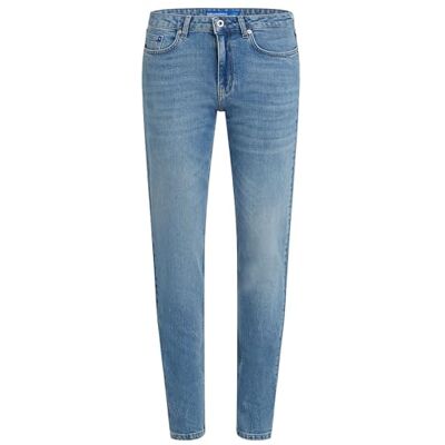 A2W100511PD2932 Karl Lagerfeld Jeans, Damskie, Średni Stan, Wąskie Spodnie Denim, Wąska Nogawka, Niebieski, 2932 A2W100511PD2932 Karl Lagerfeld Jeans, Damskie, Średni Stan, Wąskie Spodnie Denim, Wąska Nogawka, Niebieski, 2932