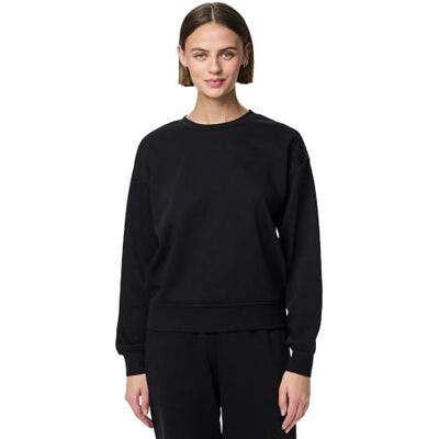 17156302-4701482 Pieces Pcchilli Ls Loose Sweat Noos Bc, czarny, XS 17156302-4701482 Pieces Pcchilli Ls Loose Sweat Noos Bc, czarny, XS
