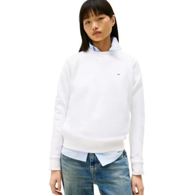 DW0DW19959YBRM Tommy Jeans Bluza damska, Biały, M DW0DW19959YBRM Tommy Jeans Bluza damska, Biały, M