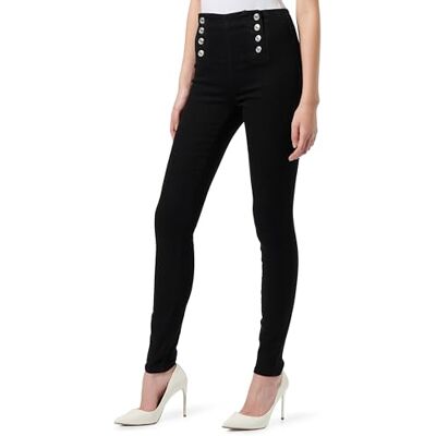 15321218 ONLY Onldaisy Hw Button DNM dżinsy damskie skinny, czarny, 28W / 34L 15321218 ONLY Onldaisy Hw Button DNM dżinsy damskie skinny, czarny, 28W / 34L
