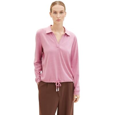 1039116 TOM TAILOR Bluza damska, 33966 Dusty Vanda Melange, XXS 1039116 TOM TAILOR Bluza damska, 33966 Dusty Vanda Melange, XXS