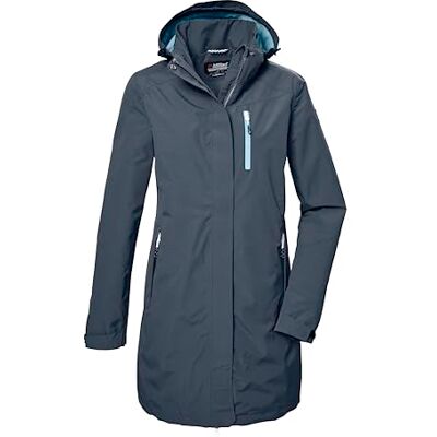 42918-000 killtec Kobiety Funkcjonalna parka/parka z odpinanym kapturem KOS 30 WMN PRK, deep water, 46, 42918-000 killtec Kobiety Funkcjonalna parka/parka z odpinanym kapturem KOS 30 WMN PRK, deep water, 46,
