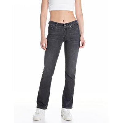 WLH689.000.51A872B Replay Damskie dżinsy skinny Bootcut fit New Luz Bootcut, 097 Dark Grey, 30W / 30L WLH689.000.51A872B Replay Damskie dżinsy skinny Bootcut fit New Luz Bootcut, 097 Dark Grey, 30W / 30L