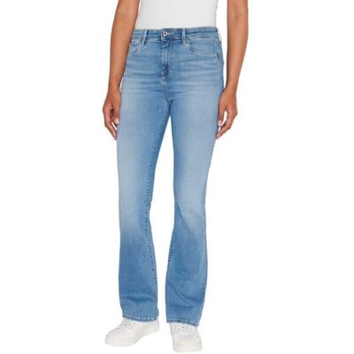 PL204595MI6 Pepe Jeans Damskie dżinsy Skinny Fit Flare Uhw, niebieskie (Denim-MI6), 30W / 32L, Niebieski (Denim-mi6), 30W / 32L PL204595MI6 Pepe Jeans Damskie dżinsy Skinny Fit Flare Uhw, niebieskie (Denim-MI6), 30W / 32L, Niebieski (Denim-mi6), 30W / 32L