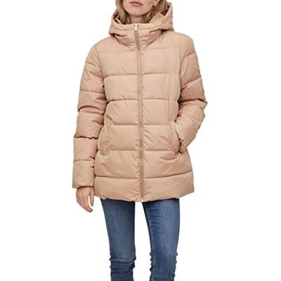 14076560 Vila Vitate L/S Puffer kurtka damska, beżowy, 42 14076560 Vila Vitate L/S Puffer kurtka damska, beżowy, 42