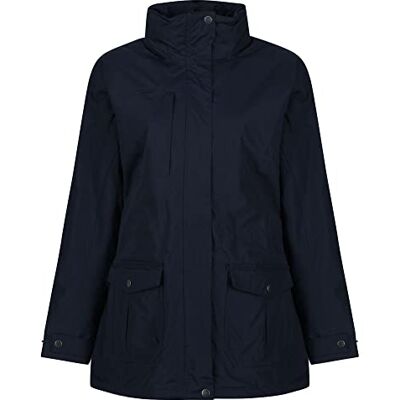 TRA204 54010L Regatta damska profesjonalna Darby III wodoodporna izolowana kurtka parka z ukrytym kapturem granatowy Size: 10 TRA204 54010L Regatta damska profesjonalna Darby III wodoodporna izolowana kurtka parka z ukrytym kapturem granatowy Size: 10