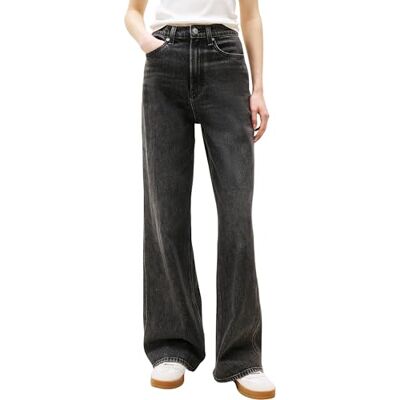 DW0DW206601BZ2830 Tommy Jeans Damskie dżinsy Claire High Rise, Denim (denim sprany czarny), 30W / 28L DW0DW206601BZ2830 Tommy Jeans Damskie dżinsy Claire High Rise, Denim (denim sprany czarny), 30W / 28L