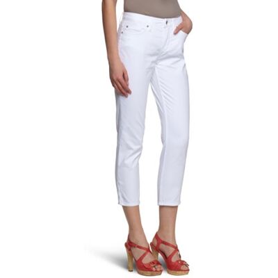 LENNY ROME SK ANKLE Tommy Hilfiger Spodnie damskie 7/8, biały (100 Classic White), 40 LENNY ROME SK ANKLE Tommy Hilfiger Spodnie damskie 7/8, biały (100 Classic White), 40