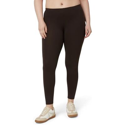 NG1702 No Nonsense Damskie legginsy, bawełniane, Espresso, L NG1702 No Nonsense Damskie legginsy, bawełniane, Espresso, L