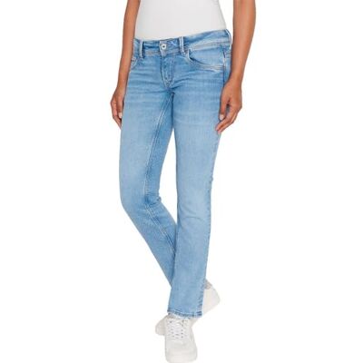 PL204587XW3 Pepe Jeans Damskie dżinsy Slim Lw, niebieskie (Denim-XW3), 25W / 32L, Niebieski (denim-xw3), 25W / 32L PL204587XW3 Pepe Jeans Damskie dżinsy Slim Lw, niebieskie (Denim-XW3), 25W / 32L, Niebieski (denim-xw3), 25W / 32L