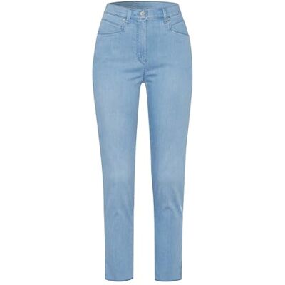 16-6308_10933820 Raphaela by Brax Luca 6/8 dekoracyjny light denim w kształcie 5 kieszeni o długości 6/8, 29 Bleach Light Blue Slightly Used, 34W / 32L 16-6308_10933820 Raphaela by Brax Luca 6/8 dekoracyjny light denim w kształcie 5 kieszeni o długości 6/8, 29 Bleach Light Blue Slightly Used, 34W / 32L