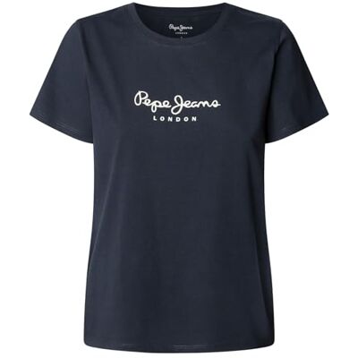 PL5000041 Pepe Jeans Koszulka damska Berenice, niebieska (Dulwich Blue), S, Niebieski (Dulwich Blue), S PL5000041 Pepe Jeans Koszulka damska Berenice, niebieska (Dulwich Blue), S, Niebieski (Dulwich Blue), S