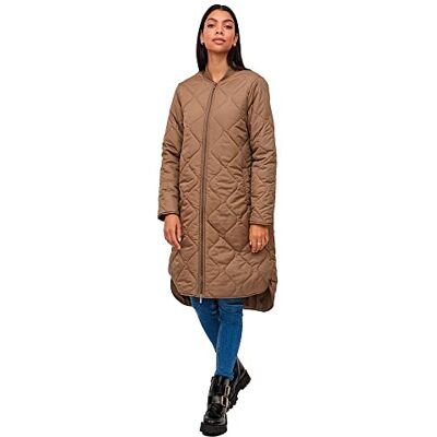 14079679 Vila Damski płaszcz Vimanon Quilted Jacket-Noos, Walnut, 36 14079679 Vila Damski płaszcz Vimanon Quilted Jacket-Noos, Walnut, 36