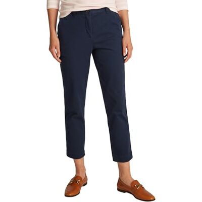 WW0WW45920C1G34 Tommy Hilfiger Damskie chinosy ze stretchem i wąskimi kostkami, Niebieski (Dark Night Navy), 60 WW0WW45920C1G34 Tommy Hilfiger Damskie chinosy ze stretchem i wąskimi kostkami, Niebieski (Dark Night Navy), 60