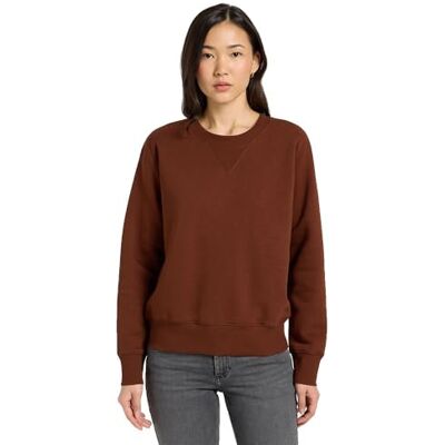 LI35 Lee Raglan Crew SWS, Luxe Brown, M LI35 Lee Raglan Crew SWS, Luxe Brown, M
