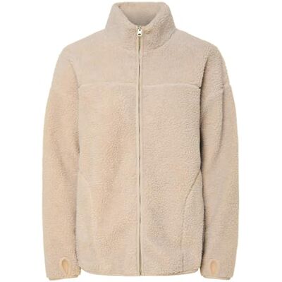 17154495-4640680 PIECES Damska kurtka Pcsadia Ls Teddy Jacket Noos Bc, Silver Gray, L 17154495-4640680 PIECES Damska kurtka Pcsadia Ls Teddy Jacket Noos Bc, Silver Gray, L