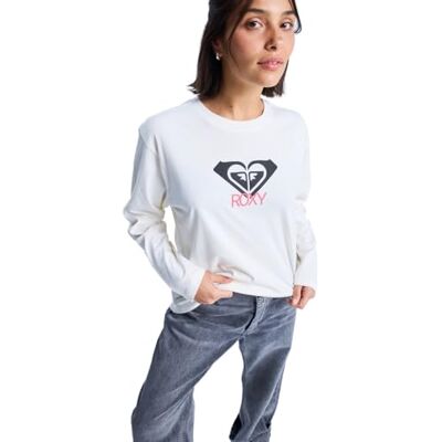 ERJZT06035-wbs0 Roxy HANGLOOSE Art LS Koszulka z krótkim rękawem Biała XS ERJZT06035-wbs0 Roxy HANGLOOSE Art LS Koszulka z krótkim rękawem Biała XS