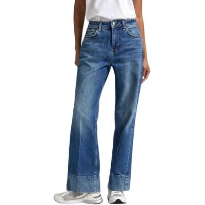PL204611 Pepe Jeans Damskie luźne dżinsy St Jeans Uhw Fade, Niebieski (denim), 33W / 28L PL204611 Pepe Jeans Damskie luźne dżinsy St Jeans Uhw Fade, Niebieski (denim), 33W / 28L