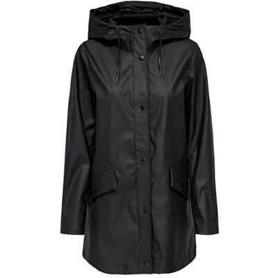 15261734-3923187 ONLY Women's ONLELISA Raincoat OTW Rain Jacket, czarny, XS (2 sztuki) 15261734-3923187 ONLY Women's ONLELISA Raincoat OTW Rain Jacket, czarny, XS (2 sztuki)