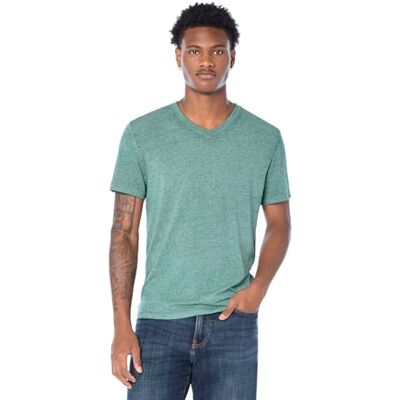 7M62165-311 Lucky Brand Męska koszulka 'Venice Burnout' z dekoltem w serek T-shirt, Czerwiecowy pluskwa, XL 7M62165-311 Lucky Brand Męska koszulka 'Venice Burnout' z dekoltem w serek T-shirt, Czerwiecowy pluskwa, XL