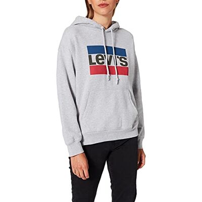 18487-0059 Levi's Damska bluza z kapturem Graphic Standard Hoodie, Sportswear 2.2 Starstruck Heather Grey, M 18487-0059 Levi's Damska bluza z kapturem Graphic Standard Hoodie, Sportswear 2.2 Starstruck Heather Grey, M