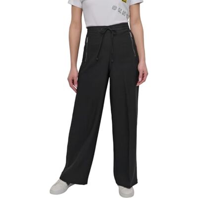 P3EKTS98 DKNY Damskie spodnie Pull On Drawstring, czarne, XXS, czarny, XXS P3EKTS98 DKNY Damskie spodnie Pull On Drawstring, czarne, XXS, czarny, XXS
