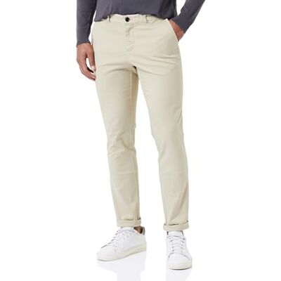 4AIHSF021 Sisley Spodnie, krem 39a, 38 4AIHSF021 Sisley Spodnie, krem 39a, 38