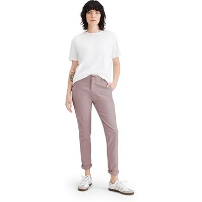 52699 Dockers Weekend Chino Slim Casual Chinosy Spodnie Damskie, Fawn Lightweight, 24 Tall 52699 Dockers Weekend Chino Slim Casual Chinosy Spodnie Damskie, Fawn Lightweight, 24 Tall