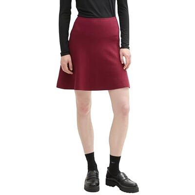 1043319 Tom Tailor Denim Damska spódniczka mini , 35736 – Deep Wine Red, S 1043319 Tom Tailor Denim Damska spódniczka mini , 35736 – Deep Wine Red, S