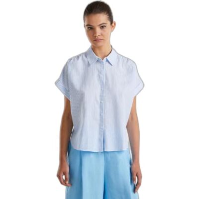 5QL3DQ08M United Colors of Benetton Koszula, niebieski, XS 5QL3DQ08M United Colors of Benetton Koszula, niebieski, XS