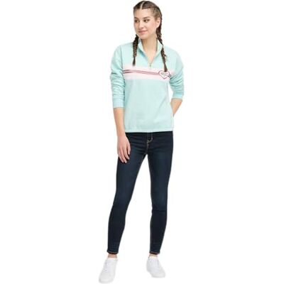 12602725-NA01 NAEMI Bluza damska, Aqua Melange, M 12602725-NA01 NAEMI Bluza damska, Aqua Melange, M