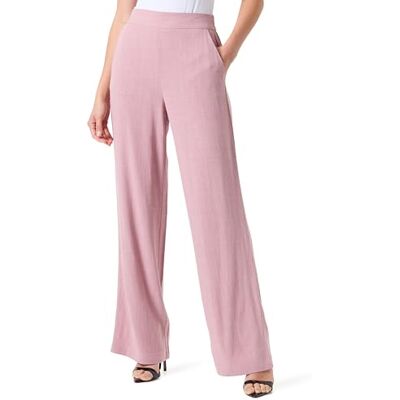 17146434 PIECES Pcvinsty Hw Linen Pant Noos spodnie lniane, Wororose, (M) W / 30L 17146434 PIECES Pcvinsty Hw Linen Pant Noos spodnie lniane, Wororose, (M) W / 30L