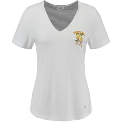 WT00521 KEYLARGO Damska koszulka WT Lemon V-Neck, biały (1000), M WT00521 KEYLARGO Damska koszulka WT Lemon V-Neck, biały (1000), M