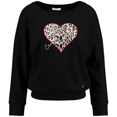 WSW00153 KEYLARGO Hunted okrągła bluza damska, Black (1100), L WSW00153 KEYLARGO Hunted okrągła bluza damska, Black (1100), L