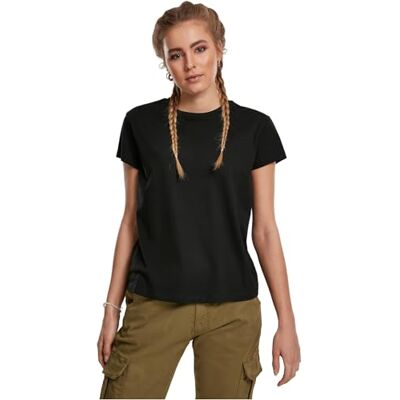 TB3427 Urban Classics Damska koszulka damska Basic Box Tee, czarny, XL TB3427 Urban Classics Damska koszulka damska Basic Box Tee, czarny, XL