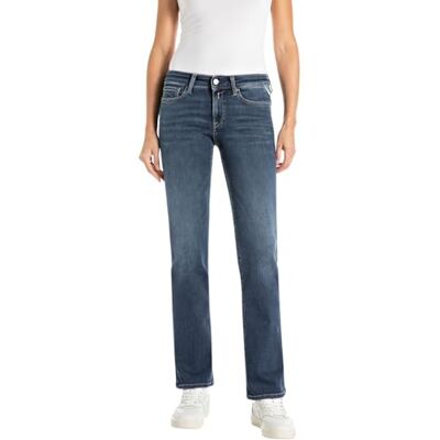 WLH689.000.805 923 REPLAY Damskie dżinsy New Luz Bootcut Power Stretch, Dark Blue 007 (niebieskie), 23 W/32 L, 007 Dark Blue, 23W / 32L WLH689.000.805 923 REPLAY Damskie dżinsy New Luz Bootcut Power Stretch, Dark Blue 007 (niebieskie), 23 W/32 L, 007 Dark Blue, 23W / 32L