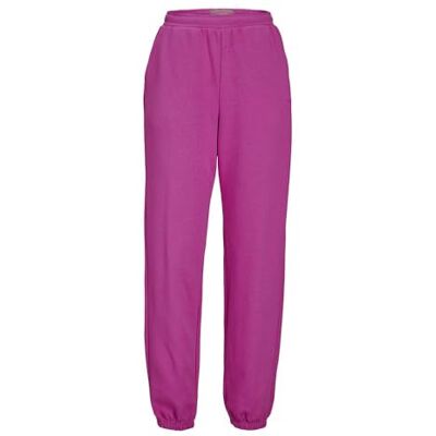 12223960 JJXX Jxabbie RLX Hw Every Pants SWT Noos spodnie dresowe damskie, Fuksja Red/nadruk: karminowa róża JJXX Logo, XS 12223960 JJXX Jxabbie RLX Hw Every Pants SWT Noos spodnie dresowe damskie, Fuksja Red/nadruk: karminowa róża JJXX Logo, XS